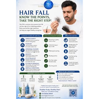 #HairFall #HairLoss #HairGrowth #HairCare #HairHealth #HealthyHair #HairTreatment #HairClinic #HairS