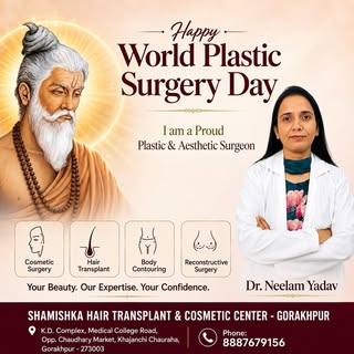 Happy World Plastic Surgery Day 🙏✨
On this day, I bow to Maharishi Sushruta — the Father of Plastic