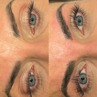 Microblading brings natural fullness, covering scars with delicate strokes. A time-saver for her dai