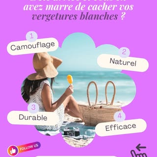 L'été approche... et si vous arrêtiez de cacher vos vergetures ? ☀️

Les vergetures blanches sont so