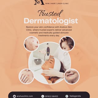 Trusted Dermatologist in Nallagandla 

Clear skin. Healthy hair. Real confidence. 
At Anshu’s Skin, 