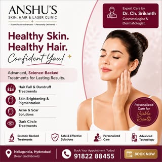 Struggling with hair fall, dandruff, acne, or uneven skin tone?

Get science-backed treatments at An