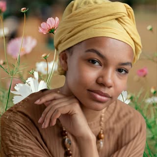 Our client came in wearing a scarf because she hadn't felt comfortable without one in over a year.

