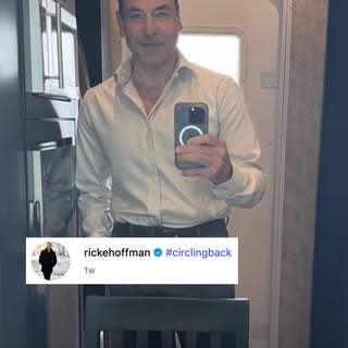 Let’s circle back on the on the conversation of Rick Hoffman’s hair transformation 👀

We’ve seen th