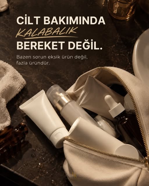 Cilt bakımında bazen sorun, eksik ürün değil; aynı anda çok fazla şey denemektir.

Retinoid, peeling
