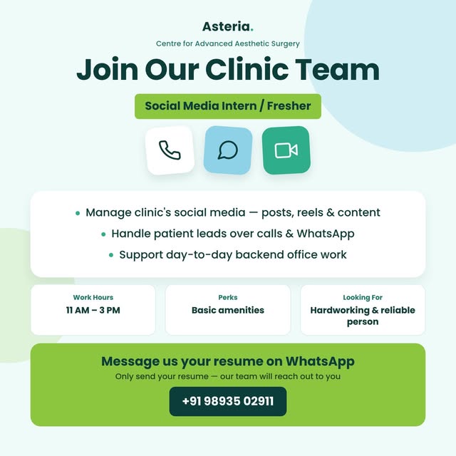 We are hiring !