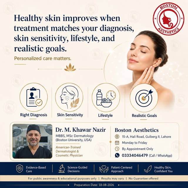 Healthy skin improves when treatment matches your diagnosis, skin sensitivity, lifestyle, and realis