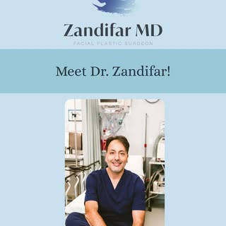 Hi everyone, I’m Dr. Zandifar, double board-certified facial plastic surgeon and passionate educator