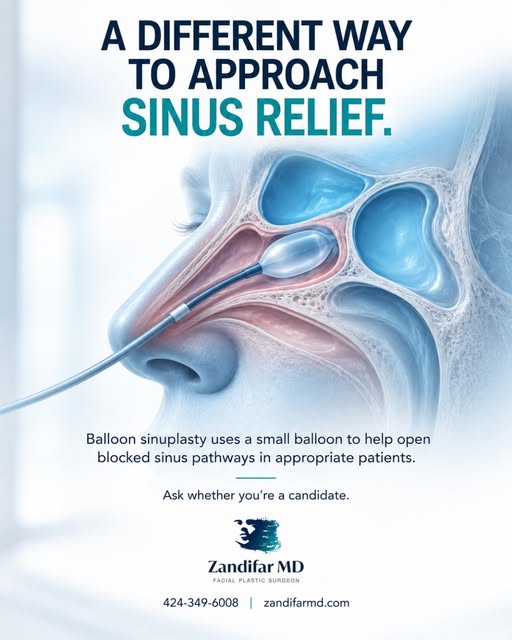Still dealing with pressure, congestion, or recurring sinus symptoms?

Balloon sinuplasty is a minim