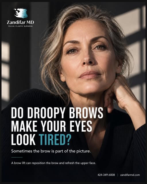 Do your eyes look tired even when you feel well-rested?

As the brow naturally descends with age, it