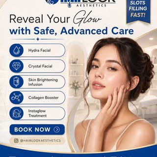 At HairLOOK Aesthetics, we offer personalized skin treatments designed to refresh, hydrate and impro