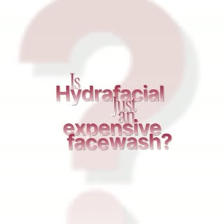 Is Hydrafacial just an expensive face wash? It's a fair question — and the answer is no.

A face was
