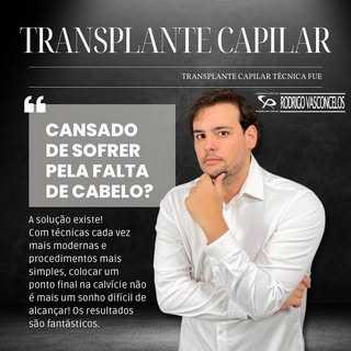 TRANSPLANTE CAPILAR Técnica FUE

Os efeitos da restauração capilar vão muito além da beleza exterior
