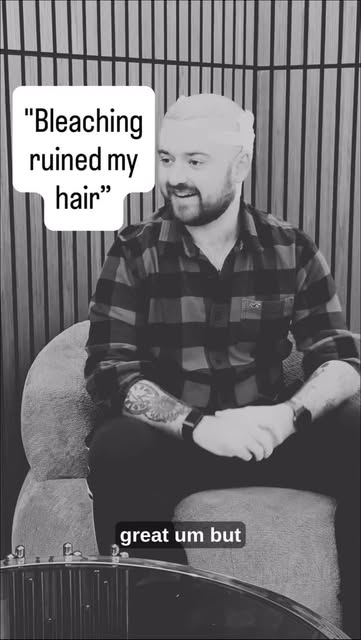 We asked how it started. Two years of hair loss, then a flatmate with a bleach kit and a lot of conf