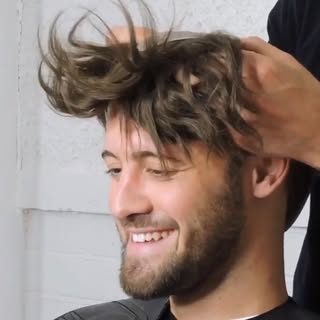 Couldn’t be more happy with how this turned out, he was thinning out so bad on the top his hair colo