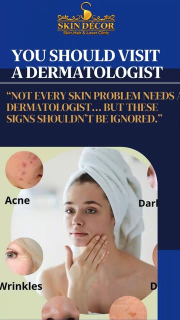 You Should Visit a Dermatologist ✨

Not every skin problem needs a dermatologist, but these signs sh
