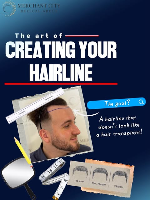 ✏️ The Art of Creating your Hairline. Every hairline is different — the best results are more than a