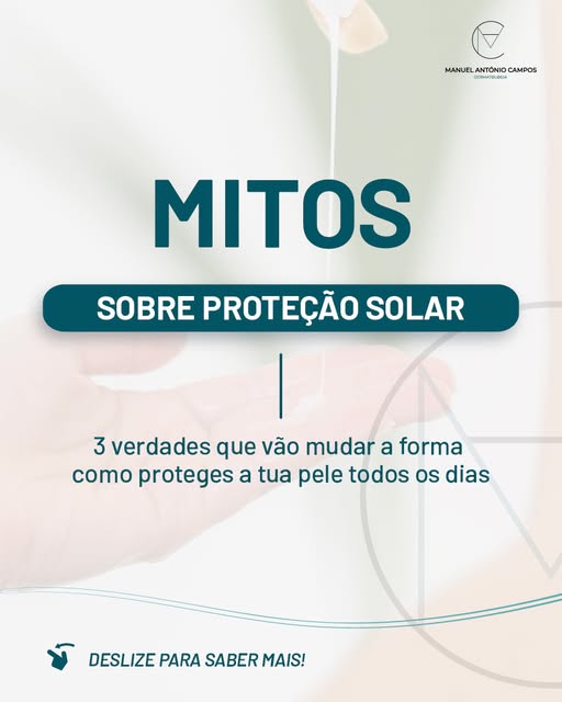 Mitos e verdades sobre o protetor solar

Proteger a pele é um hábito para todos os dias — mesmo em c