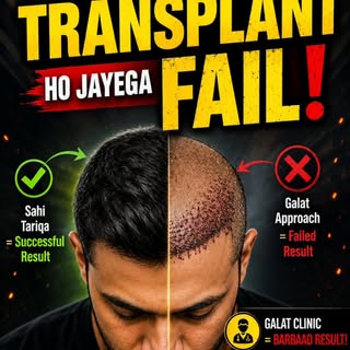 🚨 Ye Nahi Kiya To Hair Transplant Ho Sakta Hai Fail! 😱

Hair transplant sirf surgery tak limited n