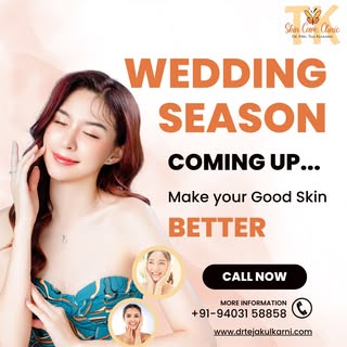 💍 Wedding Season is Coming – Make Good Skin Look Even Better! ✨
💃 With the wedding bells around th