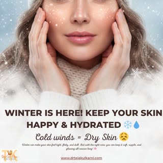 Winter is Here! Keep Your Skin Happy & Hydrated ❄️💧

Cold winds have officially hit Nashik… and so 
