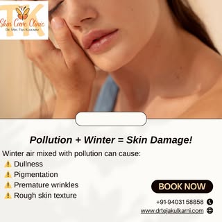 ❄️ Pollution + Winter = Skin Damage — Here’s Why!

When winter arrives in Nashik, chilly winds combi
