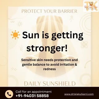 ☀️ The sun is getting stronger—and sensitive skin feels it first!
Redness, irritation, burning, or s