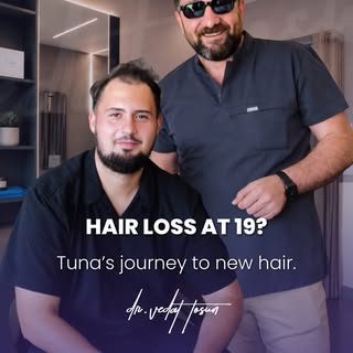 Hair loss started for Tuna when he was just 18 or 19. Today, at 26, he decided it was time to make a