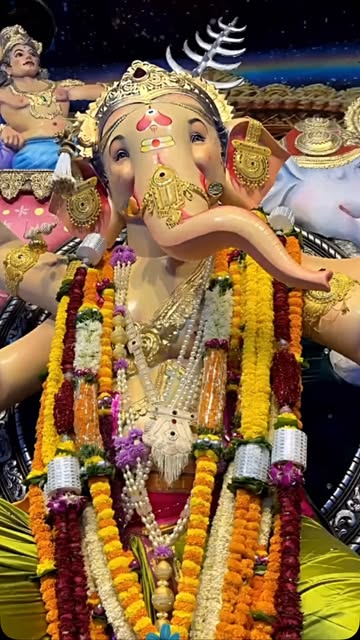 Bal Ganeshcha Ballaleshwar Cutest Ganesh ji with dimple #ganeshchaturthi #bappa #ganesha #balganeshc