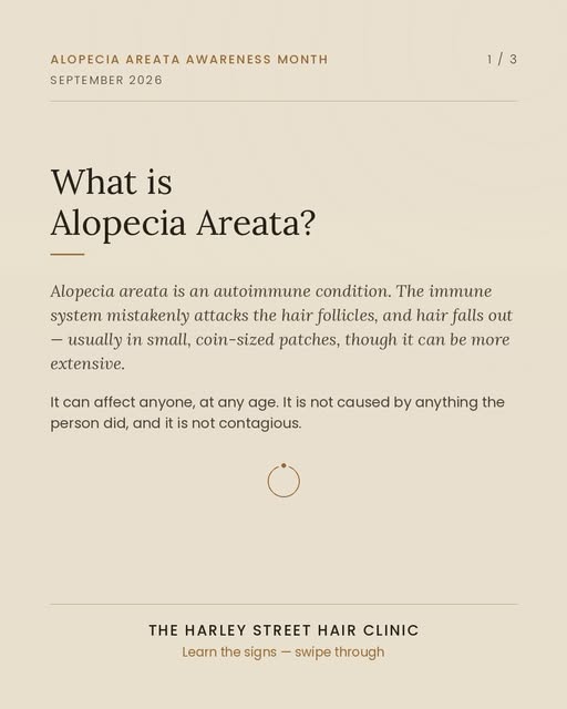 September is Alopecia Areata Awareness Month.

Alopecia areata is an autoimmune condition. The immun
