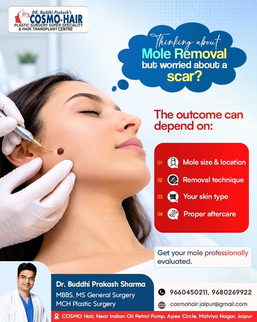 Thinking about mole removal but worried about scarring?

Every case is different, and the outcome ca