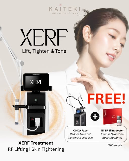 ✨𝐗𝐄𝐑𝐅 𝐣𝐮𝐬𝐭 𝐠𝐨𝐭 𝐞𝐯𝐞𝐧 𝐛𝐞𝐭𝐭𝐞𝐫‼️

你XERF了吗？我们要【送】你多两样疗程✌🏻Lift, Tighten & Tone and w