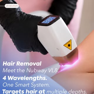 ✨ Hair Removal. Reinvented.
The Nubway VL8 Diode Laser represents a new generation of laser hair rem