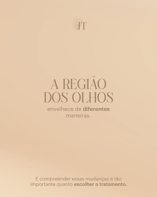 A região dos olhos costuma ser uma das primeiras a revelar as mudanças relacionadas ao envelheciment
