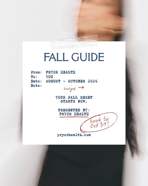Your fall reset, but make it a rebook.💯

You already know what works for you. This fall, stack it: 