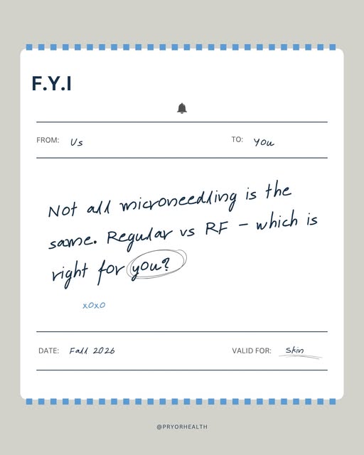 Not all microneedling is the same and picking the wrong one just means wasted downtime. 💉

Regular 
