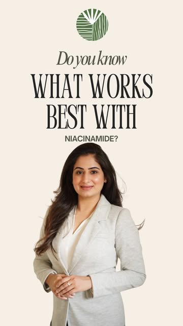 Niacinamide is more flexible than you might think 👀

It can be paired with vitamin C, salicylic aci