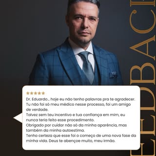 Alguns resultados vão além da estética.

Receber mensagens assim nos lembra que transplante capilar 