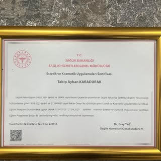 Medikal estetik ve kozmetik uygulamalar yetki belgesi