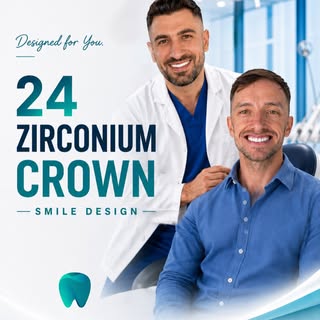 ✨ A powerful and natural smile transformation with 24 Zirconium Crowns.

A personalized treatment pl