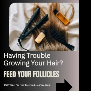 ​🌿 Struggling to Grow Your Hair? Feed the Follicle First. 🌿
​In the world of Trichology, we have a