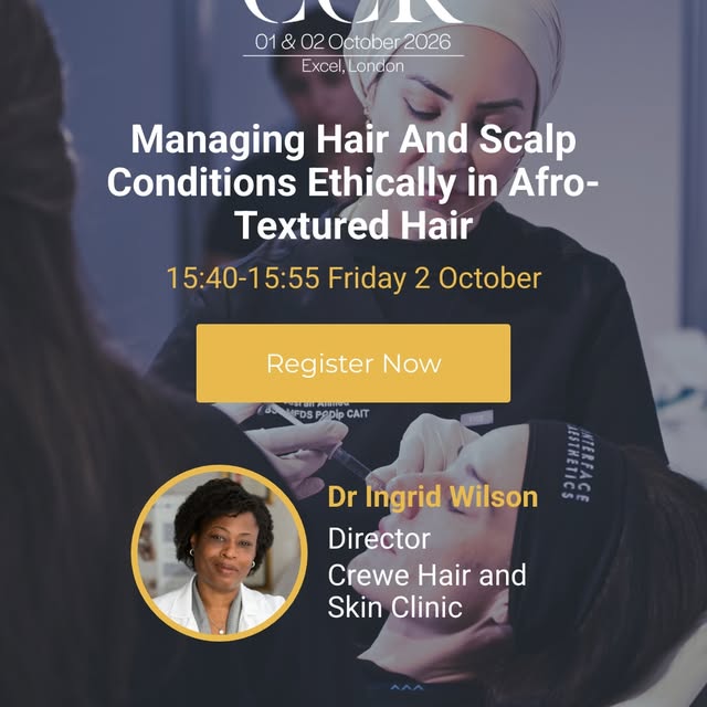 I’m excited to be speaking at the Clinical Cosmetic Regenerative Congress (CCR) 2026, on 01–02 Octob