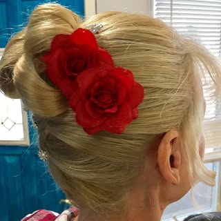 Updo by Renee for a dance competition!
#updos #updohairstyle #formalhair #specialoccasion