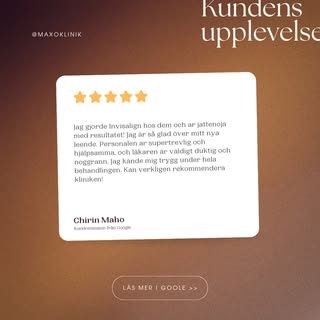 Sådana här ord betyder otroligt mycket för oss.

Stort tack, Chirin, för din fina recension och för 