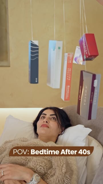 Mention someone whose bedtime thoughts after 40 looks a little like this. 👀😂

The lullaby? Self-ca