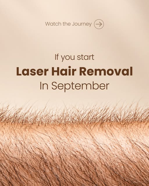 Summer skin starts in September! ☀️

Thinking about laser hair removal? Starting now gives you time 