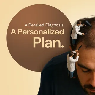 Your hair loss isn’t random.

Neither is our solution.

With a proper scalp diagnosis, we get to the