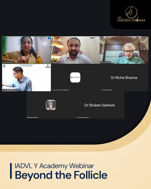 Glad to have been part of the IADVL Y Academy Webinar “Beyond the Follicle”, an insightful academic 