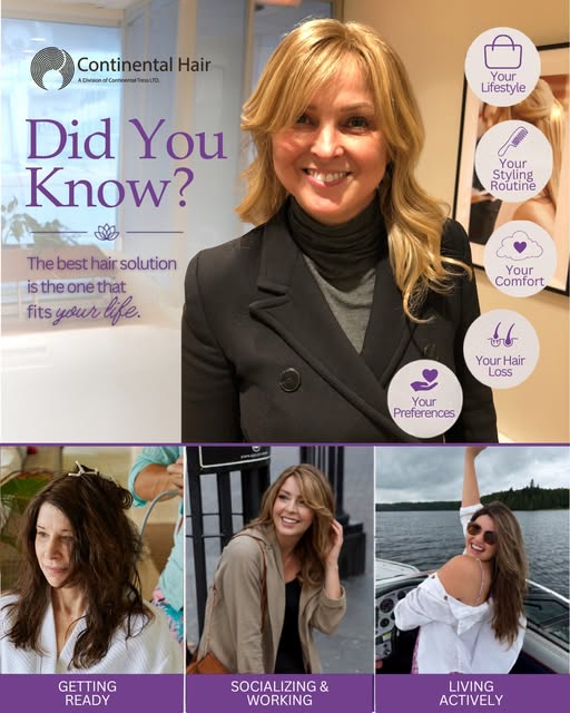 *Did you know?*

There isn't one "best" wig or hair solution for every woman.

Because the right cho