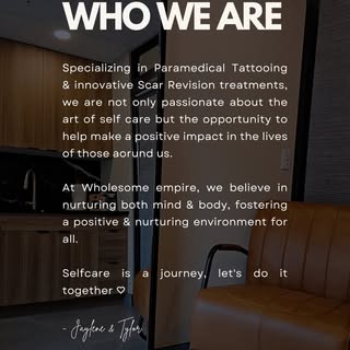 Welcome to Wholesome Empire ✨️ Swipe for info, services & our client experiences 🤍

#selfcare #heal